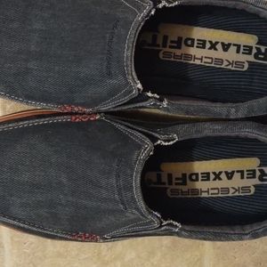 Men's blue slip on Skechers size 10.5